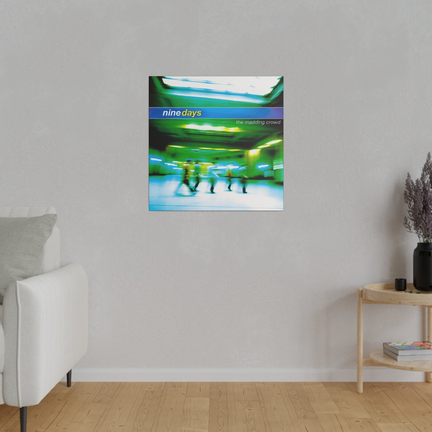 Nine Days The Madding Crowd Album Cover Canvas Print