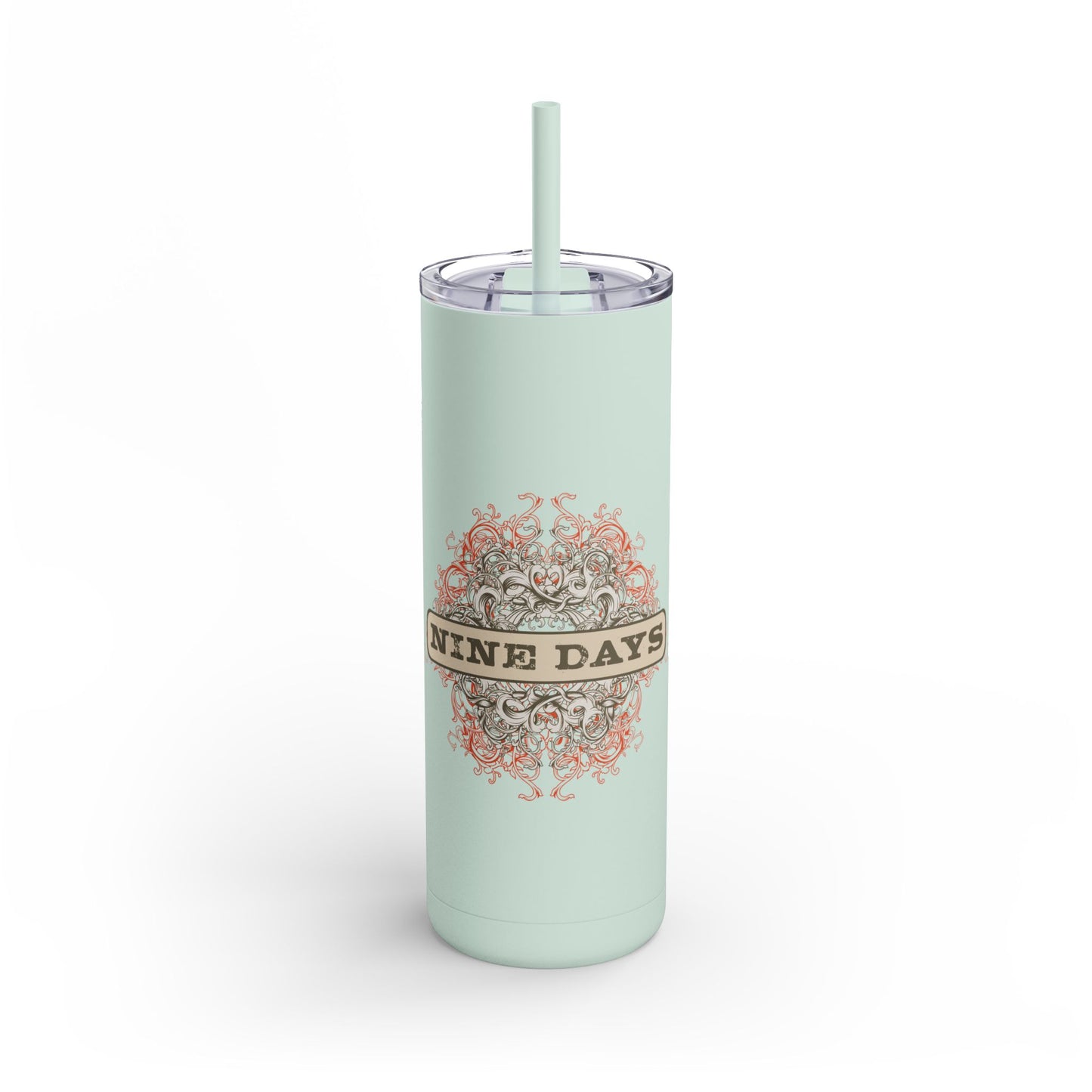 Nine Days - Something Out Of Nothing Logo Skinny Matte Tumbler, 20oz