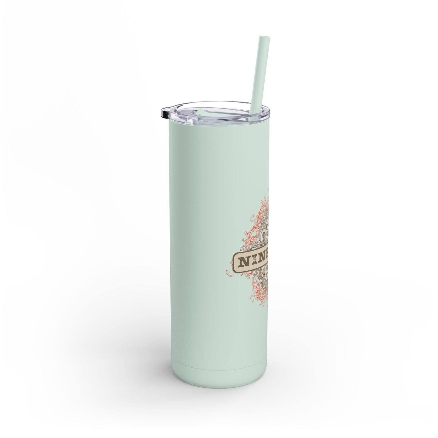 Nine Days - Something Out Of Nothing Logo Skinny Matte Tumbler, 20oz