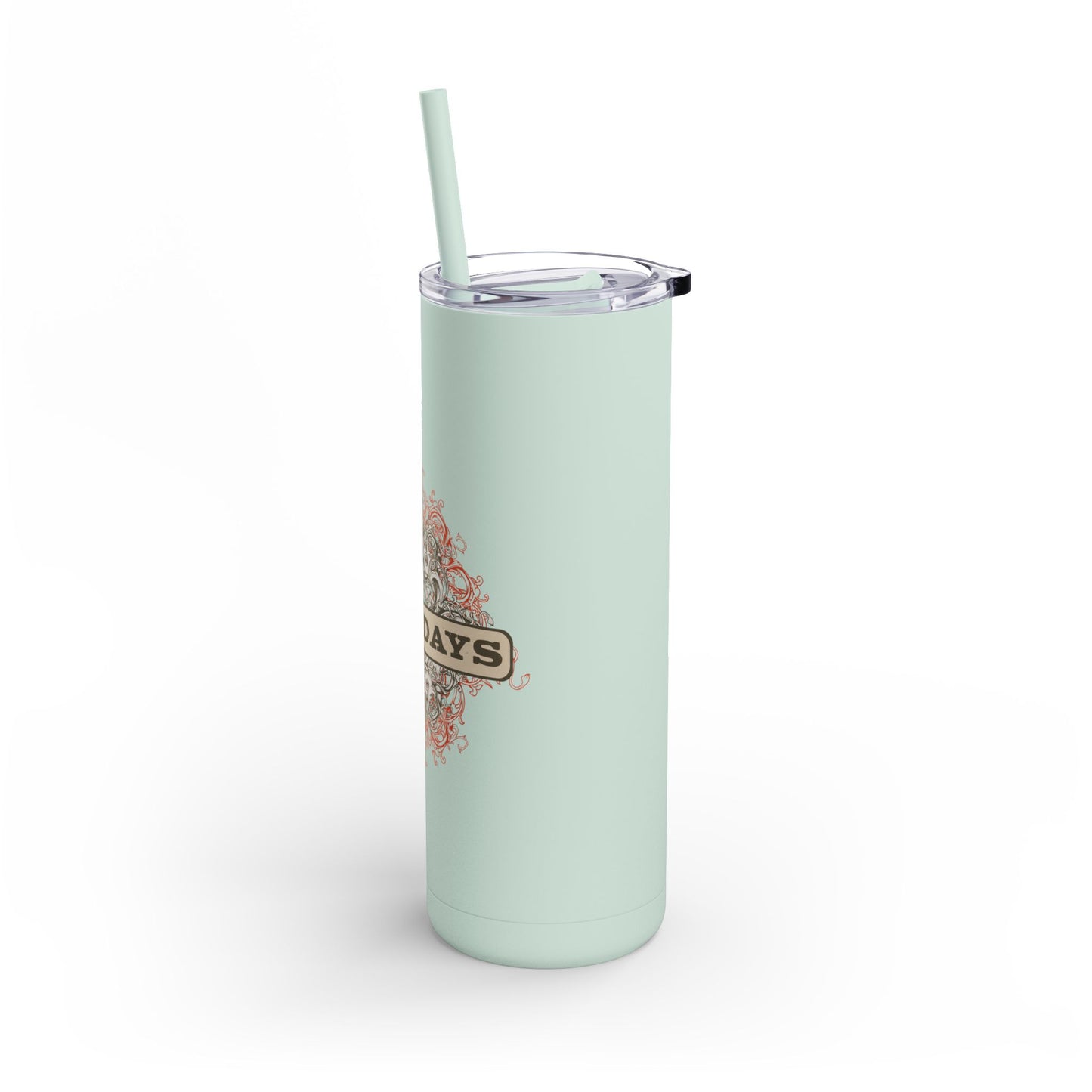 Nine Days - Something Out Of Nothing Logo Skinny Matte Tumbler, 20oz