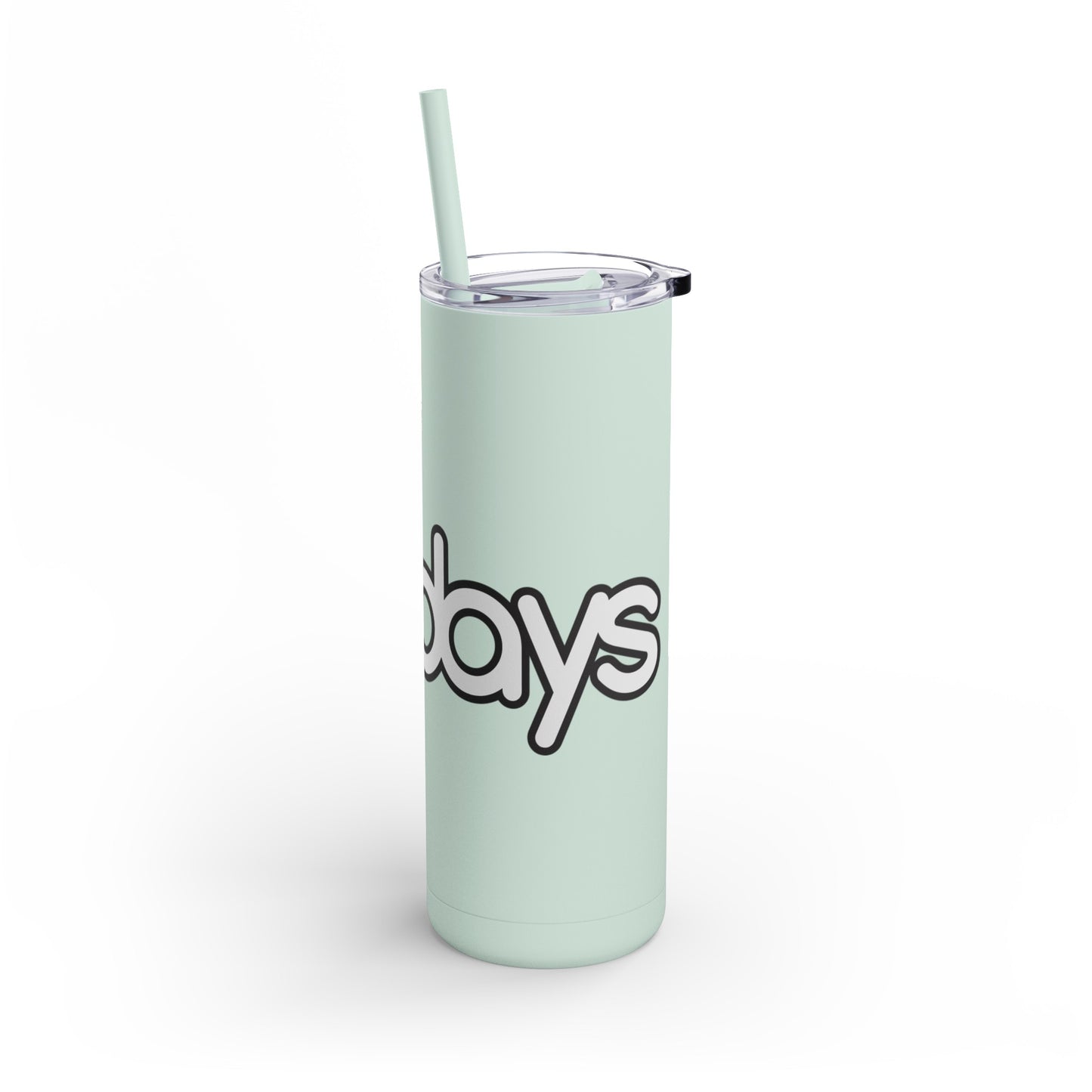 Nine Days - Logo Skinny Matte Tumbler, 20oz